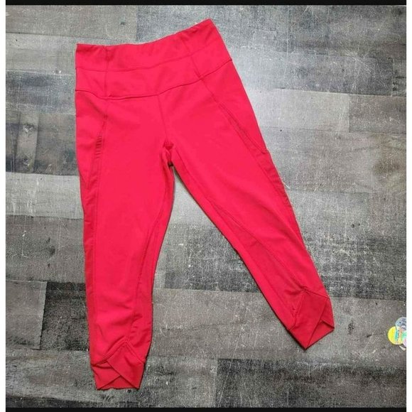 ZELLA legging capris Bright Beautiful red size medium - Picture 2 of 5